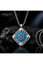Sailor's Soul Summer Style Must-Have Turquoise Stone Sailor's Helm Pendant - 4