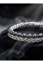 Steel Chain Silver Color Hematite Premium Men's Bracelet 01829