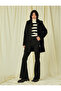Zippered Coat Plush Detailed Wool - 2