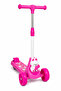 3 Wheel Scooter for Kids with Bunny Figure, Adjustable Height, Pink Blue - 2