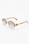 Unisex Premium Toffy Sunglasses Uv400 Brown - 3