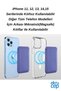 Magsafe Magnetic Card Holder Leather Wallet Card Holder Compatible with All Phone Models - 4