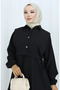 Linen vest dress two-piece set 2141-10 black - 4