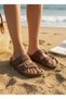 Vintage Brown Women's Slippers Daily Comfortable & Stylish - 7