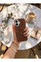 iPhone 16 Plus Compatible Leopard Printed Pack Case Shock-Absorbing Slim Design Silicone Phone Case