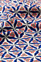 Cobalt Blue Çintemani Pattern Silky Handkerchief - 3