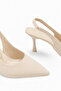 Nola Women's Pointed Toe Open Back Thin Heeled Shoes 1122 - 5