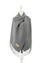 Anthracite Gray Double Sided Winter Shawl