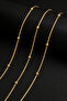 Steel Dorica Chain 3 Row Necklace - 3