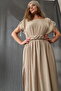 HERA Muslin Boho Style Knitted Belt Dress - 4