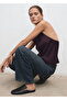 Draped collar satin blouse - 7