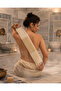 Natural Pumpkin Fiber Body Back Scrubber Soft Fabric Peeling Massage Effective 70cm Bath Fiber