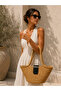 Women's Straw Beach Hand and Shoulder Bag - 2