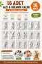 16 Pieces, Plaster Mold, Ceramic Mold, 8 Different Models, Business Education, Crafts - 2