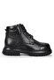 Series 100% Leather Zippered Boys' Boots Shoes - 3