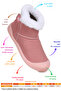 Liplan Velcro Thermo Sole Girls' Boots Shoes - 2