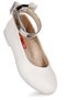 Ankle Skin Velcro Girls' Bowknot Ballerina Shoes Ankle-Tied