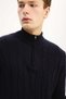 Regular Fit Lacivert Triko - 5