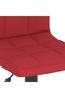 Scaune de bar, 2 buc., roșu vin, material textil - 8
