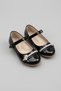 5102 Baby Girl Ballerina Velcro & Rhinestone Patent Leather Ballerina Shoes - 4