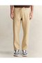 Men's Beige Regular Fit Pants - 3