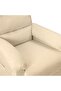 Fotoliu rabatabil electric, crem, material textil - 8