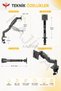 Sari Nb F80-Xd Monitor Arm with Shock Absorber 17-30Inch Monitor Stand - 6