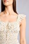 Fitted Floral Textured Tank Top F6404Ax26Sm - 5