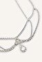 Women's Shiny Stone Silver Color Hair Accessory H7710Axns - 3