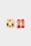 Women's 2-Piece Earrings G5799Axns