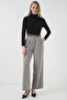 Bdart Slim Fit Round Neck Blouse with Volan Detail - 2