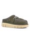 Women / Girls Slippers / Clogs ( Home ) MU.FW531001A BKOL Mou Bounce clog metal logo Black Olive - 2