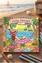 Cozy Escape - 21X21 cm Coloring Book, for Children and Adults