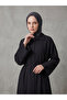 Pat Detail Dress-Black - 2