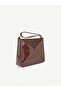 Versatile women's hand and shoulder bag with geometric design - 3