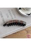 Copper Tone Patterned Acetate Non-Slip Luxury Banana Clip 13cm - Ponytail Clip Hair Bun Clip - 2