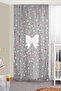 Grey background polka dot double panel Drapery Curtain for children's room. - 2
