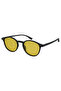 Antifar Matte Black Round Unisex Night Driving Glasses 1364 C0101M - 3