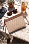 Jolie Wicker Women's Portfolio & Clutch Handbag - 3
