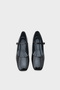Blunt Toe Banded Margin Jane Patent Leather Black Women's Ballerinas - 5