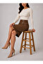 Leather Plies Camel Laptop Pen Skirt - 2