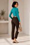 Women's Viscose Turtleneck Bodysuit - Green - 5