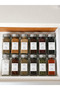 Set of 12 Square Glass Spice Jars with Metal Lids (48 Labels as a Gift) - 7