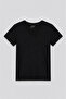 Women's V-Neck Viscose T-Shirt Black - 3