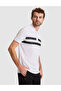 White Slim Fit 100% Cotton Buttoned Polo Collar T-Shirt 50310154-Vr013 - 3