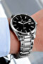 Original 3 Atm Water Resistant Men's Wristwatch Silver Color Steel Watchband Dker2039C1 - 3