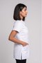Short-Sleeved Jacket Length Women's Shirt Collar Doctor Teacher Lab Coat - 3
