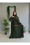 Tesettür Asel Suit Dress Souffle Veil 3-Piece - 7