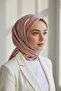 100% twill silk plain pattern scarf 90x90 scarf sewing method: hand stitching - 3