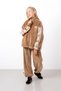 9-15 Years Moderno Ribbon Velvet Girl's Suit-Latte - 3